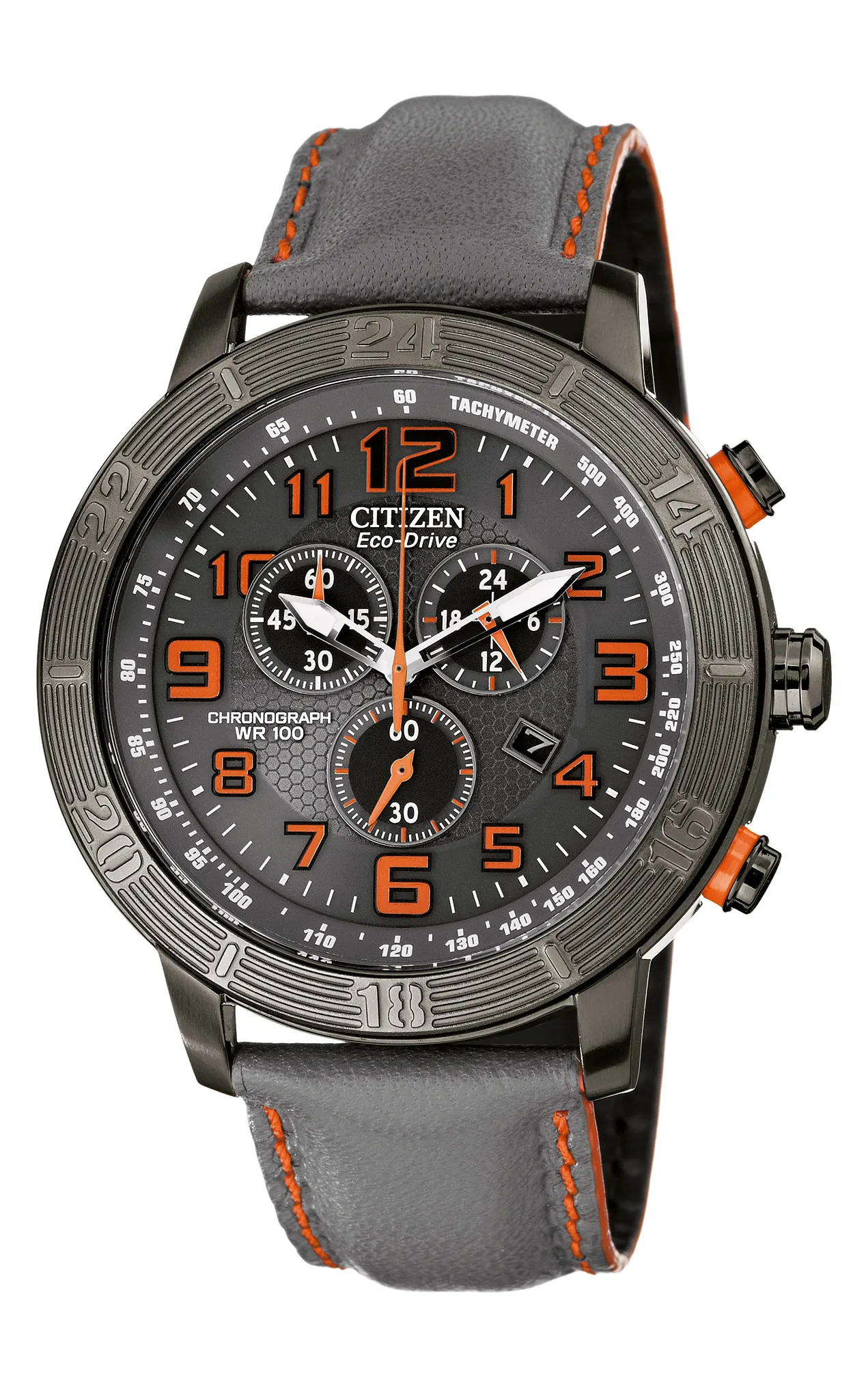 フルオーダー　No.097 Sport Casual Gray Dial Leather Strap AT2227-08H | CITIZEN